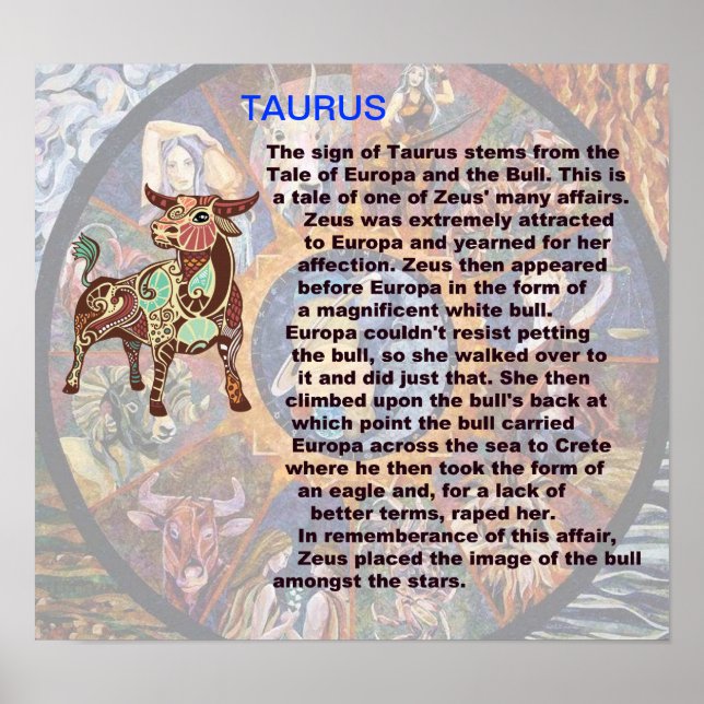 Origem Taurus Poster (Frente)
