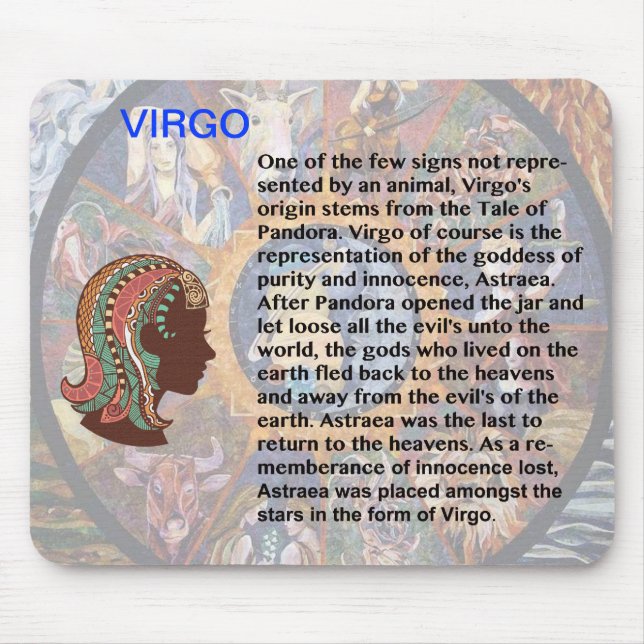 Origem virgo Mousepad (Frente)