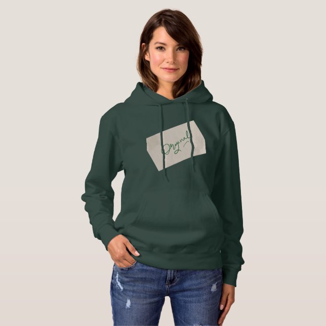 Original 1 Deep Forest Suéter com Capuz Feminino  (Frente Completa)