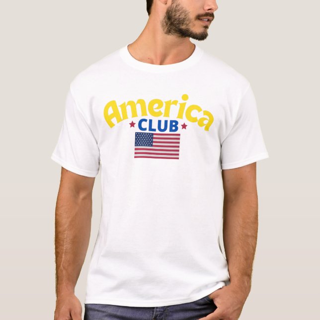 Original America Club EUA True Classic Camisetas (Frente)