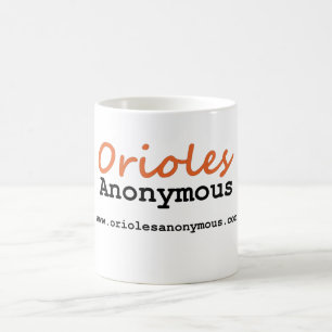 Oriole anónimo - caneca do logotipo do local