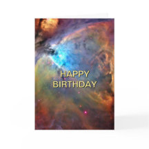 Orion Nebula Fora deste Mundo Cartão de Aniversári