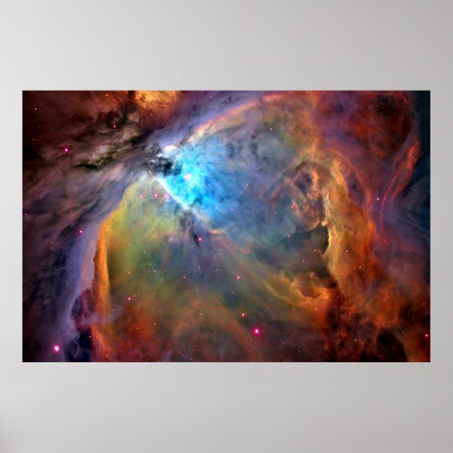 Orion Nebula Space Galaxy Impressão X LG 60x40 (Frente)