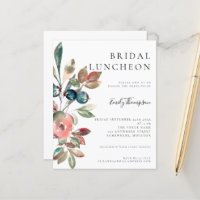 Orla d'água do orçamento Florals Bridal Lunchee Co