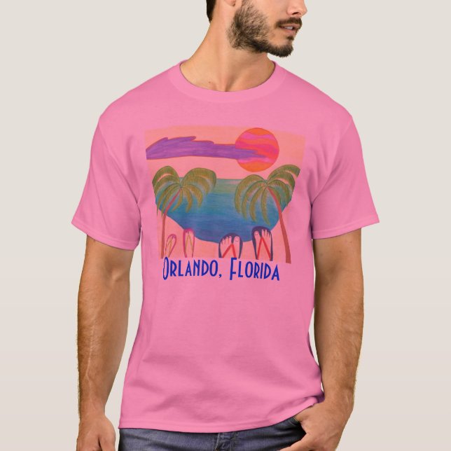 Orlando, camiseta de FL (Frente)