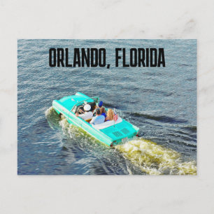 ORLANDO. CARTÕES POSTAIS FLORIDA AMPHICAR BOAT TAX