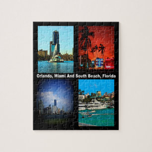 Orlando, Miami, Quebra-cabeça de Colagem de South