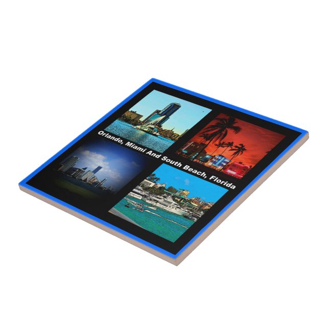 Orlando, Miami, South Beach Collage (Lateral)