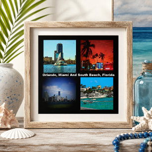 Orlando, Miami, South Beach Collage