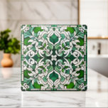 Ornament mosaico oriental floral<br><div class="desc">Ornament mosaico floral oriental - tons verdes</div>