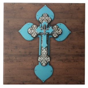 Ornamentado Cross Wall Plaque