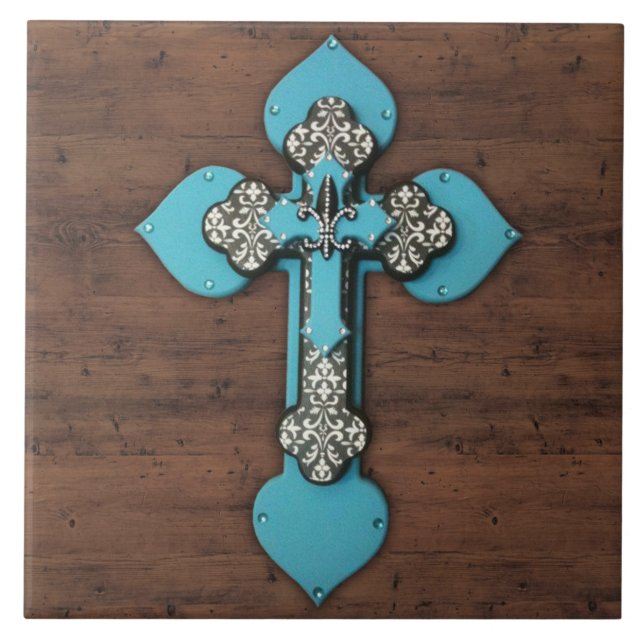 Ornamentado Cross Wall Plaque (Frente)