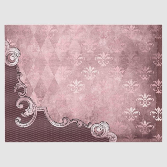 Ornamentado de papel da série Ephemera Design 4 (Frente )