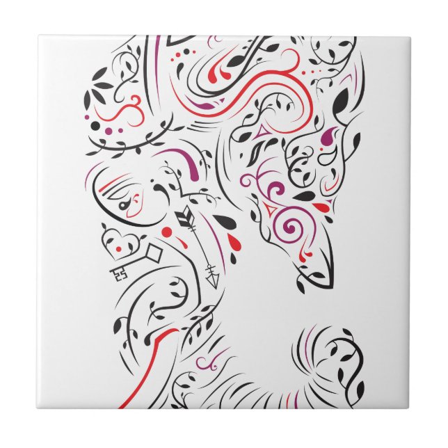 ornamentado elefante (Frente)