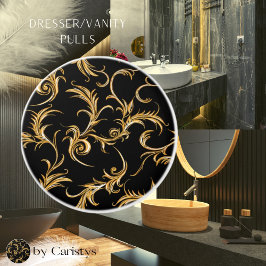 Ornamentado Preto e Dourado