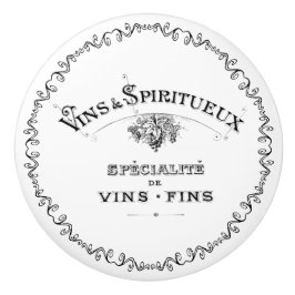 Ornamentado Vintage Vinho francês e rótulo das beb