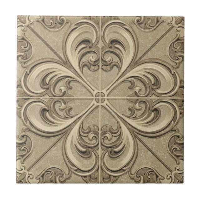 Ornamentado Vitoriano Motif Design (Frente)