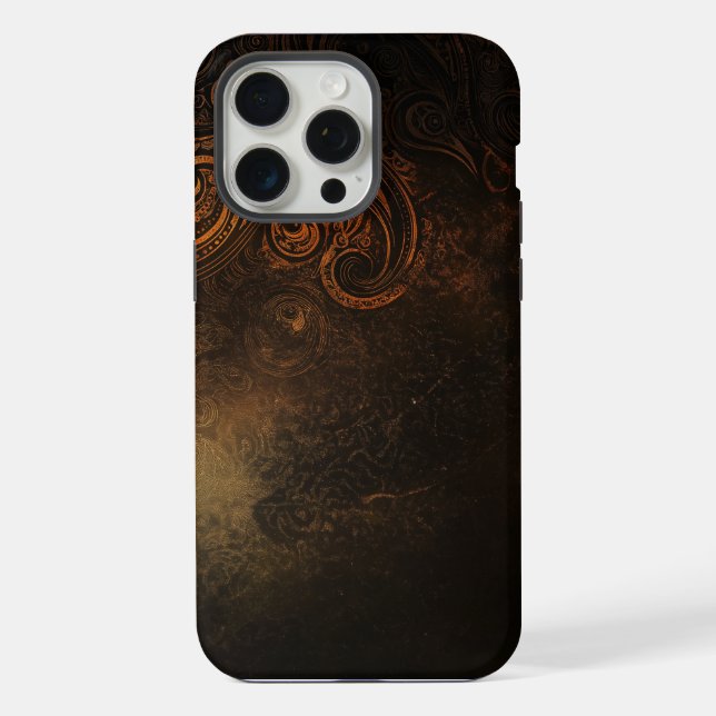 🖤 Ornamental Dark Gold Pattern - Luxurious & Intr (Verso)