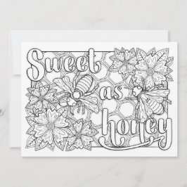 OrnaMENTAL Doce como Abelhas de Mel Colorem o seu