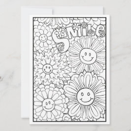 OrnaMENTAL Sorri Flores Felizes Colorem o seu