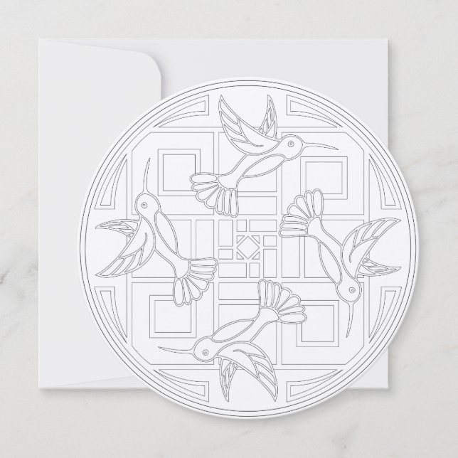 OrnaMENTALs #0021 Hummingbird Colorido seu (Frente)