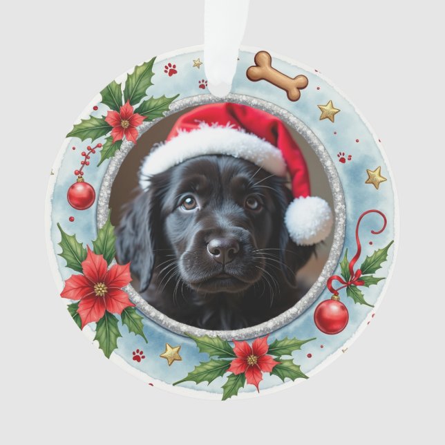 Ornamento 1º Natal de 2 lados Pawfect Beginnings (Frente)