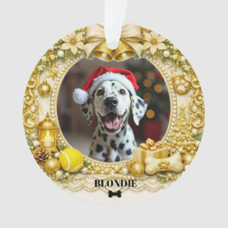 Ornamento 1º Natal Patas & Presentes Primeiro Natal