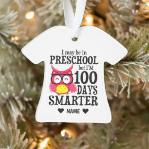 Ornamento 100 dias de escola - pré-escola