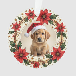 Ornamento 1st Christmas 2-sided Santa Paws Forever