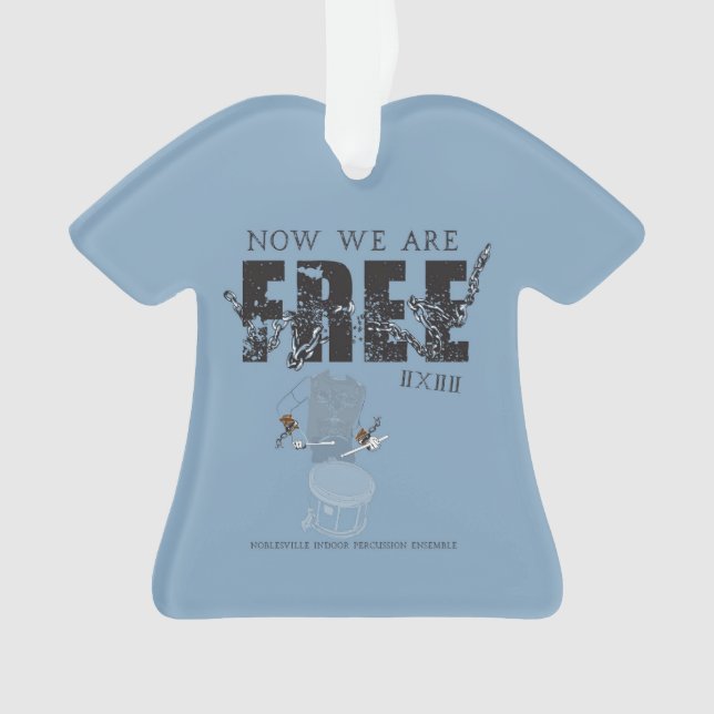Ornamento 2022 Noblesville Indoor Percussion Ornament (Frente)