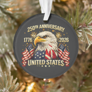 Ornamento 250º Aniversário Estados Unidos 1776-2026