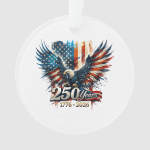 Ornamento 250 Anos Aniversário da América 250º Independência