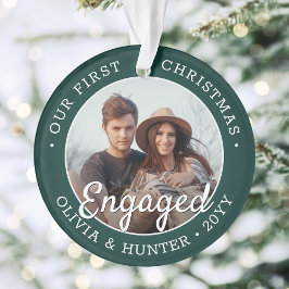 Ornamento 2 Noivado fotográfico 1 rua Natal verde e branco