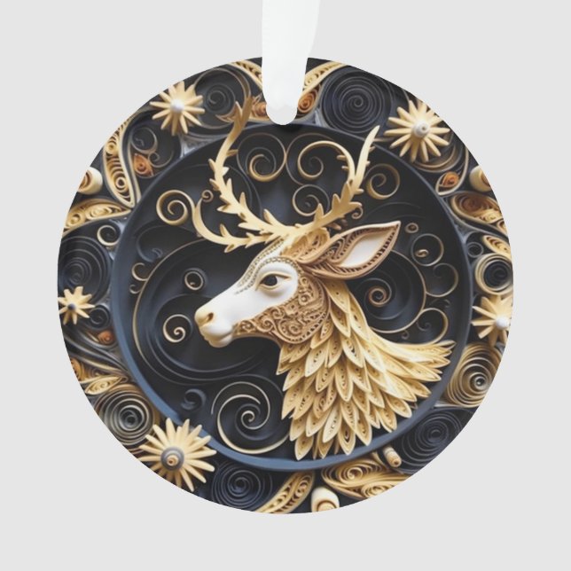 Ornamento 3d Refinador de Efeito de Enfileiramento (Frente)