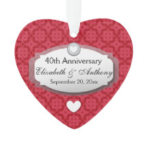 40º aniversário do casamento Ruby Red Z06