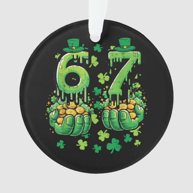 Ornamento 6 7 St Patricks Day (Frente)