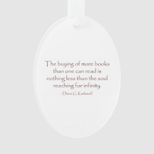 Ornamento A alma que alcança para a infinidade