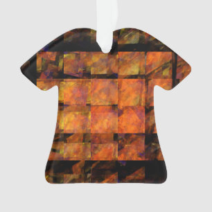 Ornamento A Camisa Acrílica Abstrato de Parede