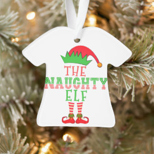 Ornamento A Família do Elfo Travesso Camisa de Natal Combina