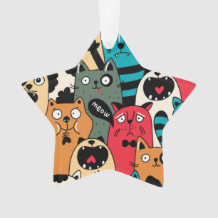 Ornamento A multidão de gatos