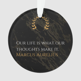 Ornamento A Verdade de Marcus Aurelius: Moldando a Vida