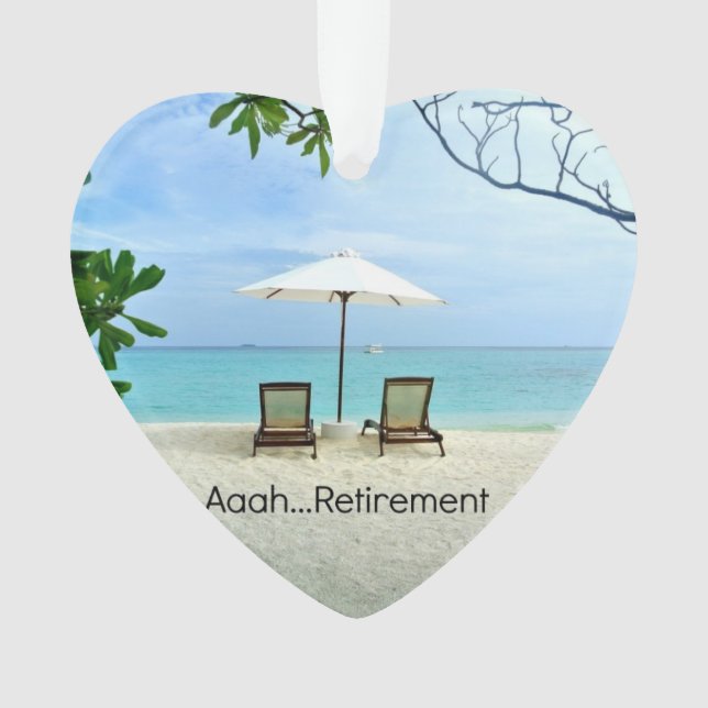 Ornamento Aaah... aposentadoria (Frente)