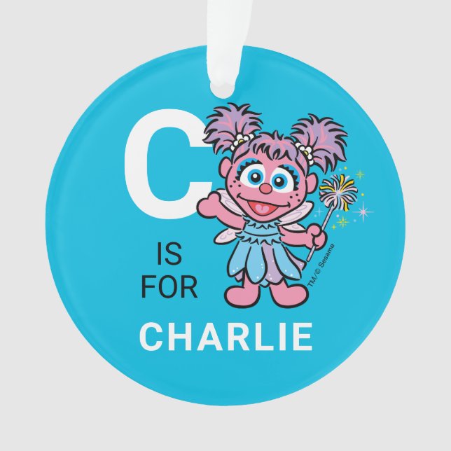 Ornamento Abby Cadabby | Nome personalizado com foto (Frente)