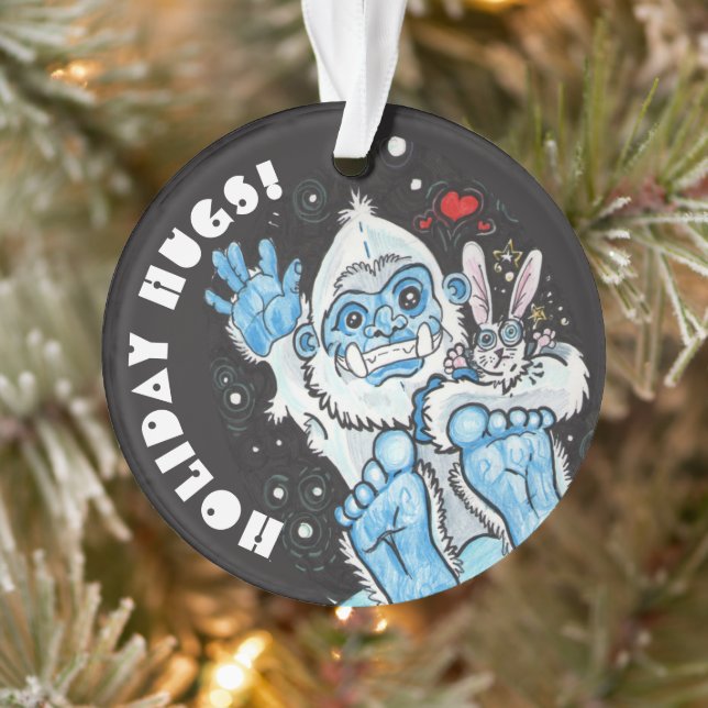 Ornamento Abraços de Férias Yeti! (Árvore)