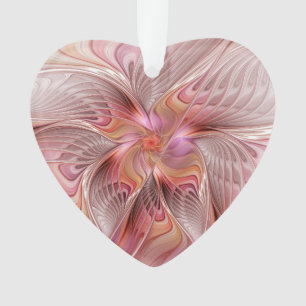 Ornamento Abstrato Angel Fantasy Fractal Art Heart