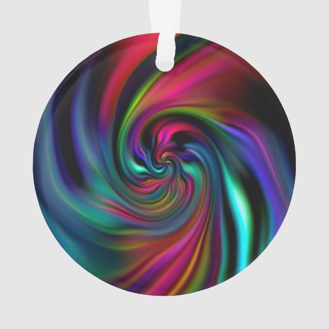 Ornamento Abstrato Background Spirals Soft I (Verso)