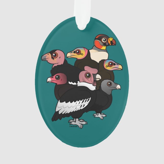 Ornamento Abutres de mundo novo (Verso)