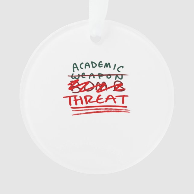 Ornamento Acadêmico Bomba Clássica (Frente)