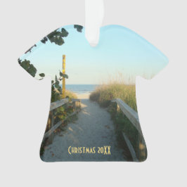 Ornamento Acesso da praia datado