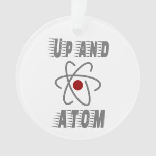 Ornamento Acima e ATOM, Ciência Humor Engraçado